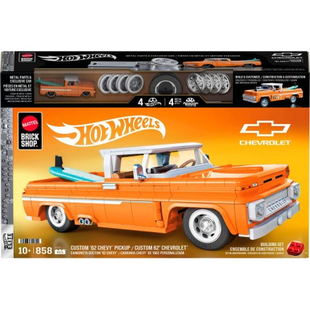 MATTEL Mega Hot Wheels prémiová edice auto Chevy 858 dílků stavebnice