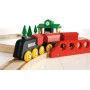 BRIO DŘEVO Baby vláčkodráha osmička Classic set s doplňky 22ks