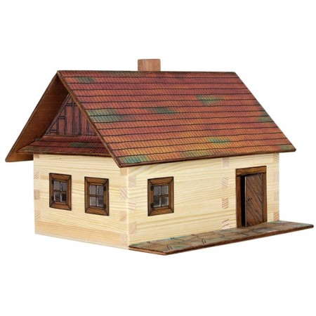 WALACHIA Chalupa roubená W02 Hobby Kit DŘEVĚNÁ STAVEBNICE