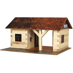 WALACHIA Železniční stanice W11 Hobby Kit DŘEVĚNÁ STAVEBNICE