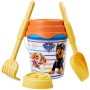 Pískový set kyblík s formičkou a nástroji Tlapková Patrola sada na písek 5ks