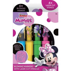 JIRI MODELS Fixy foukací 6ks Disney Minnie Mouse set se 4 šablonami