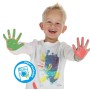 SES CREATIVE Prstové barvy 3x45ml baby kreativní set dobarvi si dinosaura