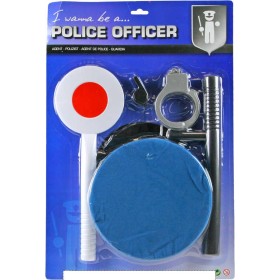 Policejní sada plácačka s čepicí a doplňky malý policajt na kartě