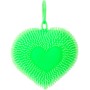 Srdce mačkací přívěsek s bodlinkami antistresový silikonový 6 barev