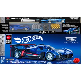 MATTEL Mega Hot Wheels extrémní rychlost auto Cadillac 236 dílků stavebnice