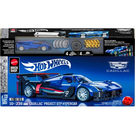 MATTEL Mega Hot Wheels extrémní rychlost auto Cadillac 236 dílků stavebnice