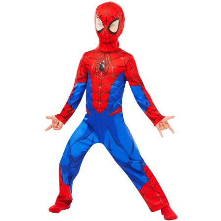 KARNEVAL Šaty Spiderman vel. L (122-128cm) 7-8 let *KOSTÝM*