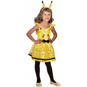 KARNEVAL Šaty Pokémon Pikachu vel. XL (140-152cm) 10-12 let *KOSTÝM*