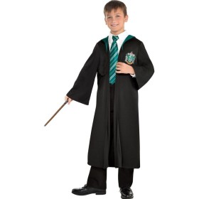 KARNEVAL Šaty Zmijozel s hůlkou vel. S (104-116cm) 4-6 let *KOSTÝM*