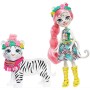 MATTEL Enchantimals set panenka + velké zvířátko 2 druhy plast