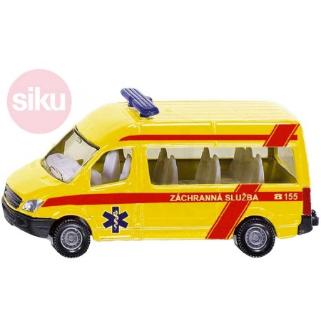 SIKU Auto Mercedes-Benz Sprinter Záchranná Služba ČR ambulance model 1083