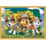 TREFL PUZZLE 4v1 Tlapková Patrola Prázdniny 29x21cm 207 dílků skládačka