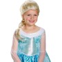 KARNEVAL Paruka Elsa dětská s copánkem Frozen (Ledové Království)