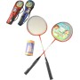 Badmintonový set pálka 63cm 2ks + míček ve vaku 2 barvy