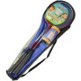 Badmintonový set pálka 63cm 2ks + míček ve vaku 2 barvy