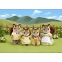 Sylvanian Families Rodina hnědých veverek set 4 figurky v krabici