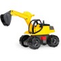 LENA Auto Bagr Giga Trucks žluto-černý plast 80cm na písek v krabici