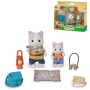 Sylvanian Families Průzkumný set 2 figurky Latte kočky bratr a miminko s doplňky