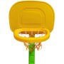 MERCO Basketbalový koš žlutý stojanový nastavitelná výška 120-160cm