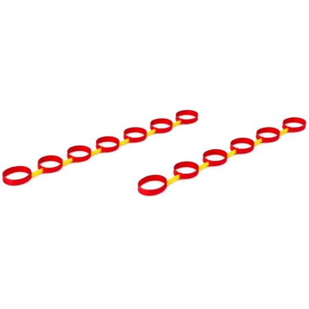 MERCO Hra Walking týmová koordinační pásy 150cm set 1 pár (10 poutek)