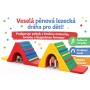 MERCO Lezecká a prolézací pěnová dětská sada se schůdky a tunelem