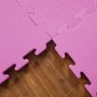 MERCO Tatami podložka na cvičení 100x100cm pěna 1,5cm růžová 1ks