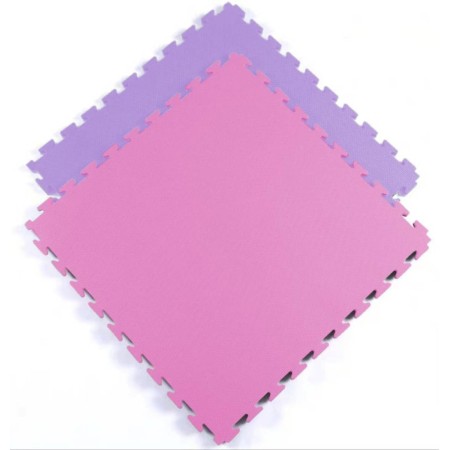 MERCO Tatami podložka na cvičení 100x100cm pěna 2cm fialovo-růžová 1ks