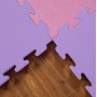 MERCO Tatami podložka na cvičení 100x100cm pěna 2cm fialovo-růžová 1ks