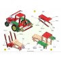 MERKUR Farmer set 341 dílků *KOVOVÁ STAVEBNICE*