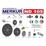 MERKUR ND105 ozubená kola * KOVOVÁ STAVEBNICE * Náhradní díl