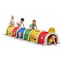 MERCO Tunel prolézačka lev s nášlapy 300x56x92cm set 6 dílů plast