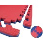 MERCO Tatami podložka na cvičení 100x100cm pěna 2cm červeno-modrá 1ks