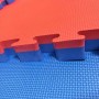 MERCO Tatami podložka na cvičení 100x100cm pěna 2cm červeno-modrá 1ks