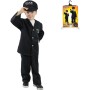 KARNEVAL Šaty policista s čepicí CZ vel.S (110-116cm) 4-6 let *KOSTÝM*