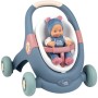 SMOBY Little baby chodítko / kočárek / sedátko pro miminko set s panenkou 3v1