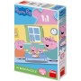 DINO Puzzle baby maxi 24 dílků Peppa Pig Oběd 47x66cm skládačka
