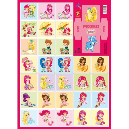 AKIM Hra Pexeso Jahůdka (Strawberry Shortcake) *SPOLEČENSKÉ HRY*