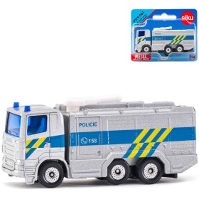 SIKU Auto Scania R380 zásahové vozidlo Policie ČR vodní dělo model kov