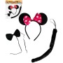 KARNEVAL Myška černá set čelenka doplňky *KARNEVALOVÝ DOPLNĚK*