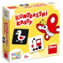 DINO HRA První hraní: Kontrastní karty 20ks 11x11cm pro miminko