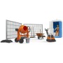 BRUDER 62008 Stavební set míchačka s figurkou a pracovním nářadím plast