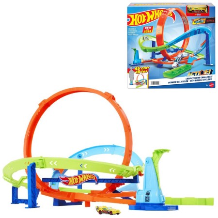 MATTEL HOT WHEELS Extrémní hyper smyčka set akční dráha s autíčkem