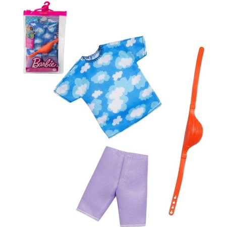 MATTEL BRB Barbie sada oblečení pro Kena kraťasy ledvinka košile