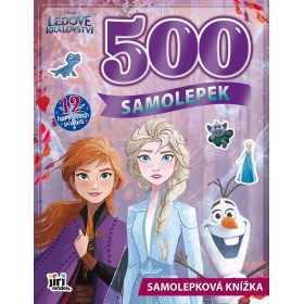 JIRI MODELS Velká samolepková knížka 500 samolepek Ledové Království (Frozen)