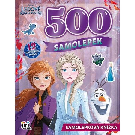 JIRI MODELS Velká samolepková knížka 500 samolepek Ledové Království (Frozen)