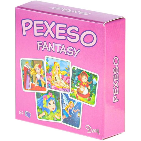HYDRODATA HRA Pexeso Pohádky fantasy 64 kartiček *SPOLEČENSKÉ HRY*