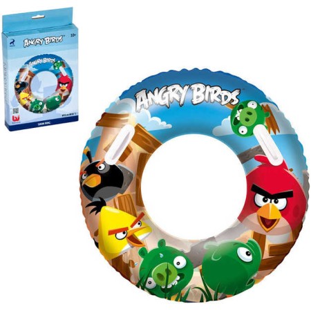 BESTWAY Atosa Kruh nafukovací Velký Angry Birds 91 cm Do vody