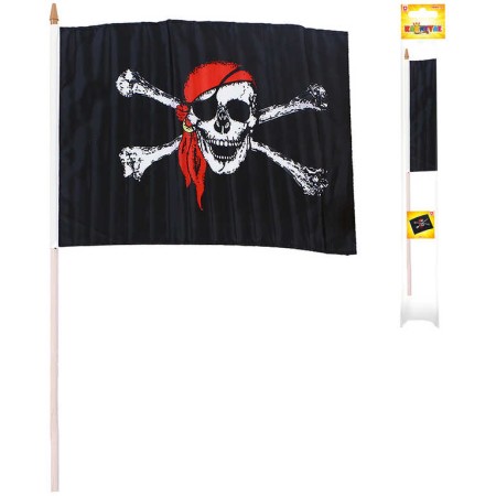 KARNEVAL Vlajka pirátská 47x30cm *KARNEVALOVÝ DOPLNĚK*