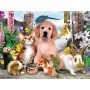 PUZZLE Prime 3D Domácí zvířátka 31x23cm 100 dílků holografické